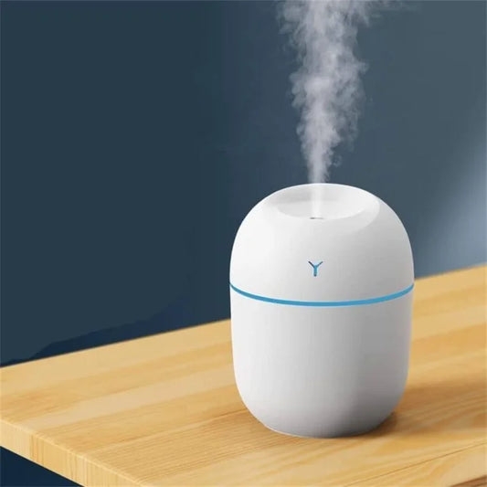 ( Pack of 2 )Portable Mini Air Humidifier |USB Desktop Humidifier |With LED Night Lamp