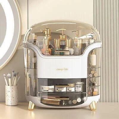 Makeup vanity cosmetic organizer large capacity
