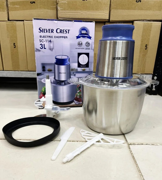 Silver Crest Electric Chopper| High Quality| Meat Grinder