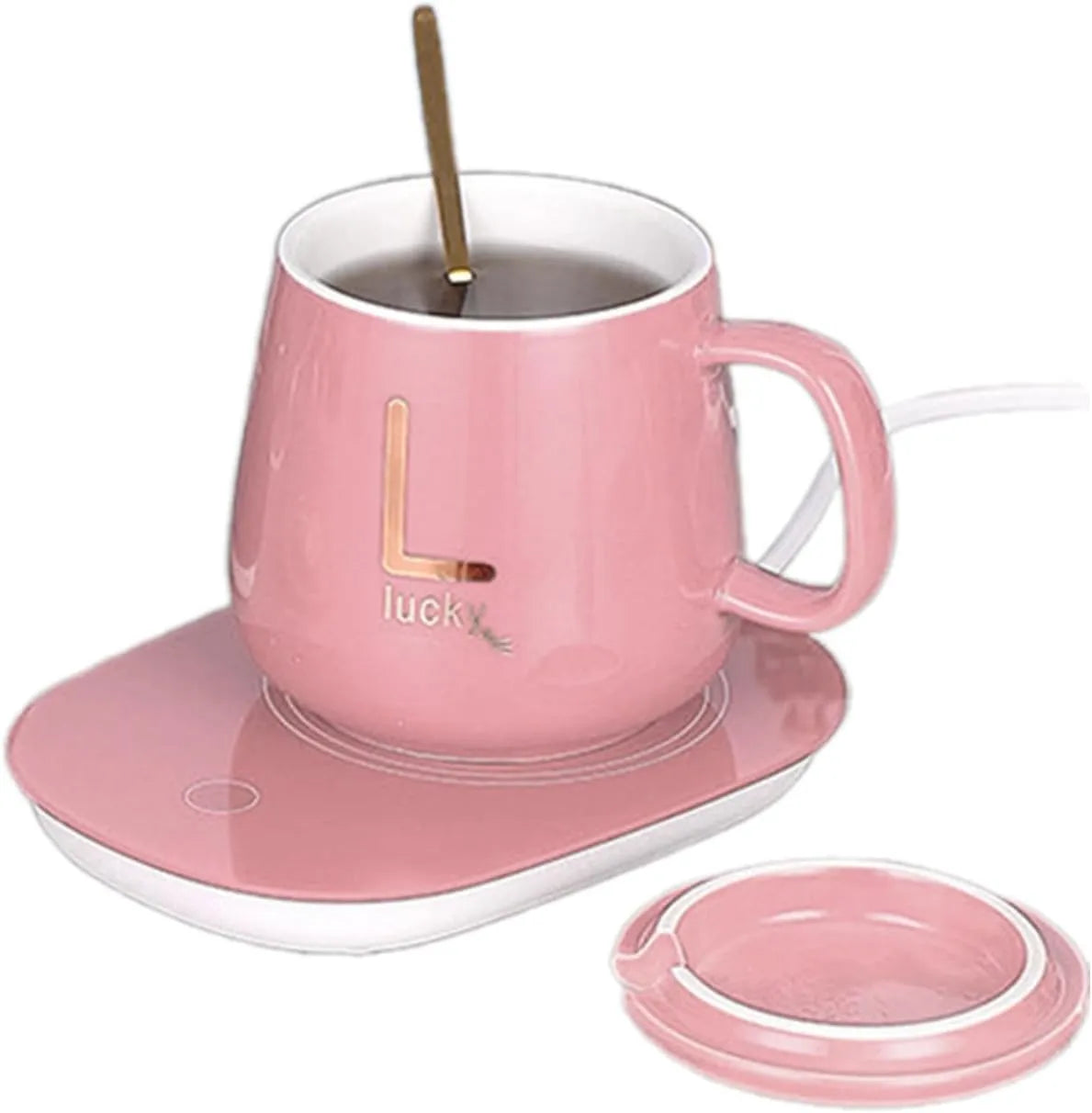 Openi – Electric Coffee Mug Warmer with Ceramic Mug Set