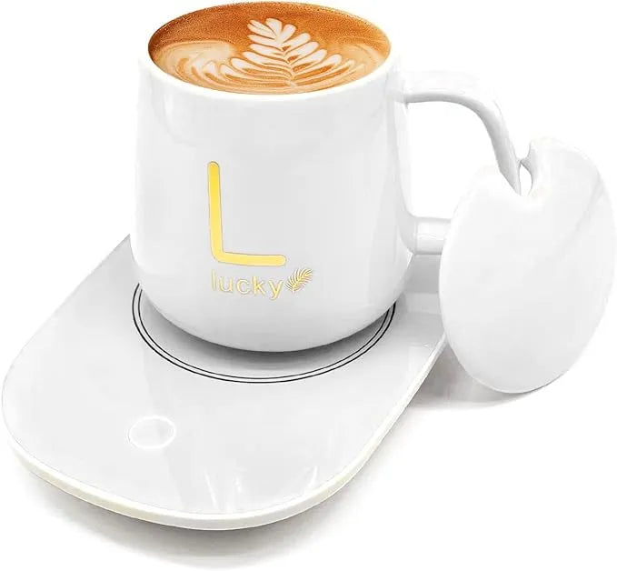 Openi – Electric Coffee Mug Warmer with Ceramic Mug Set