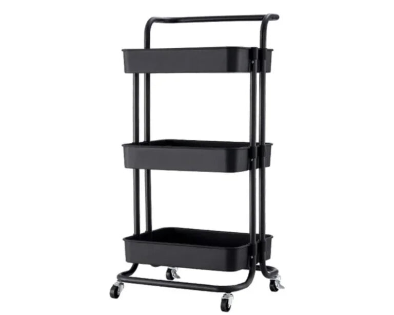 3 Tier Fully Metal Fold Away Trolley