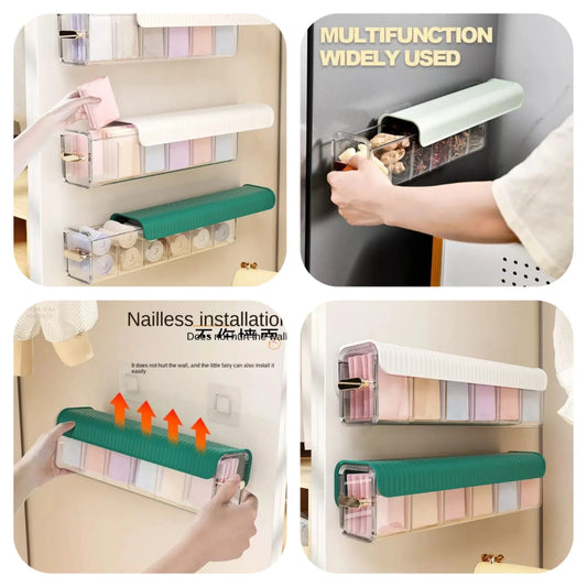 Multifunctional Wall Hanging Organizer (Box Packing) Random Colors
